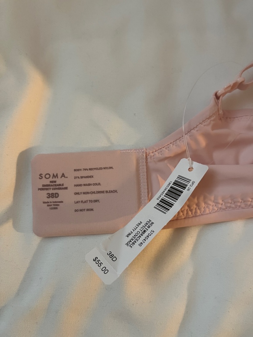Soma Blush Pink Smooth T-Shirt Bra - Picture 2 of 3